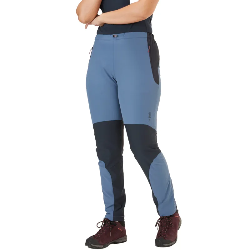 2024 Rab Torque Pants Women's Softshell Trousers Bering Sea Grey-1