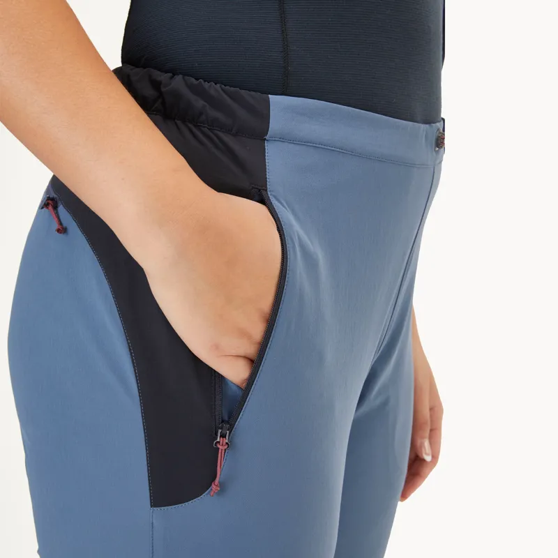 2024 Rab Torque Pants Women's Softshell Trousers Bering Sea Grey-2