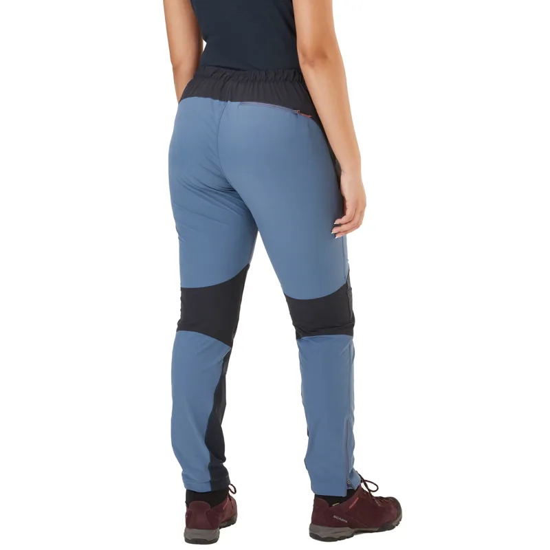 2024 Rab Torque Pants Women's Softshell Trousers Bering Sea Grey-3