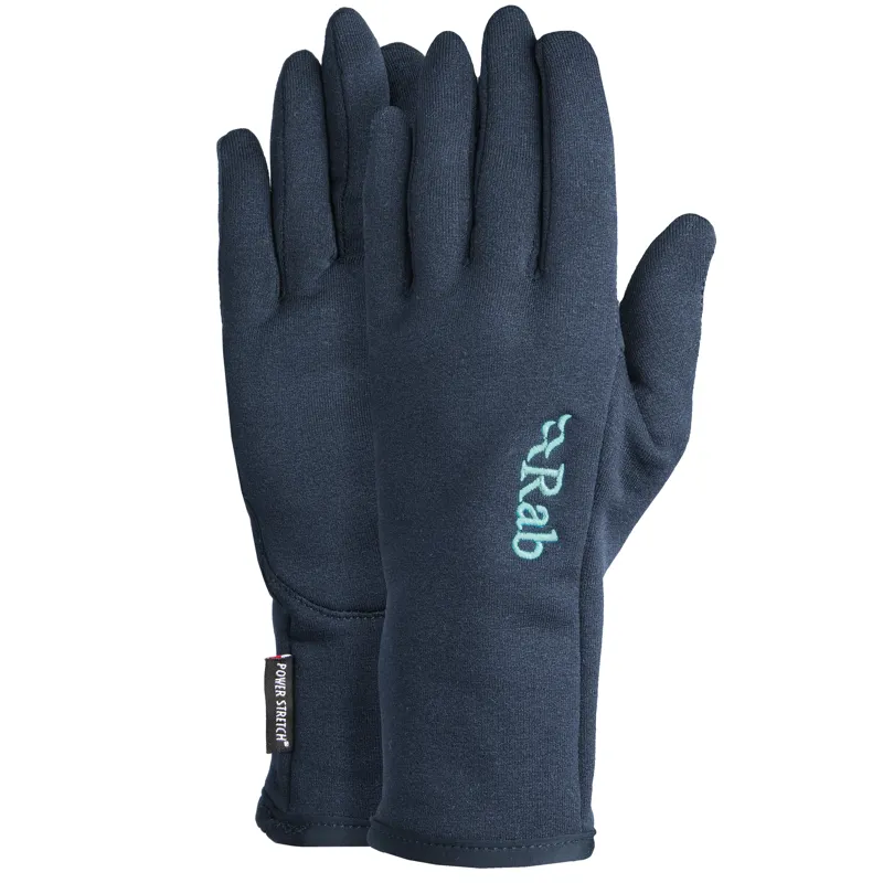 Rab Womens Power Stretch Pro Glove - Deep Ink Women's Fleece Glove