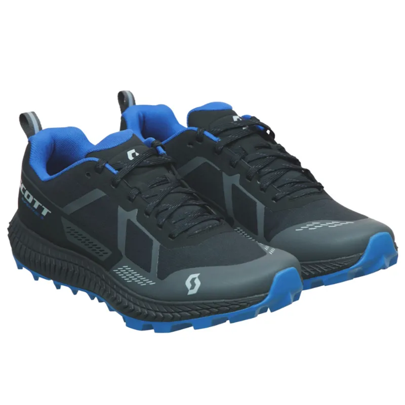 SCOTT Supertrac 3 Shoe - Men's Mountain Running Shoe Black / Storm Blue