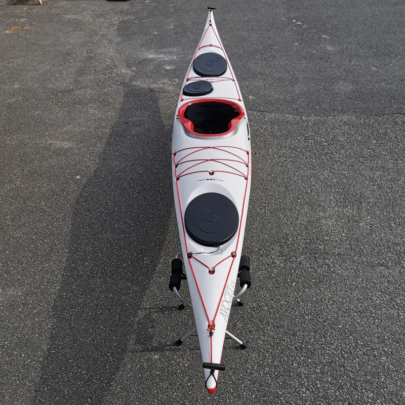 Valley Avocet LV Sea Kayak  - Carbon Kevlar Construction White / Red-1