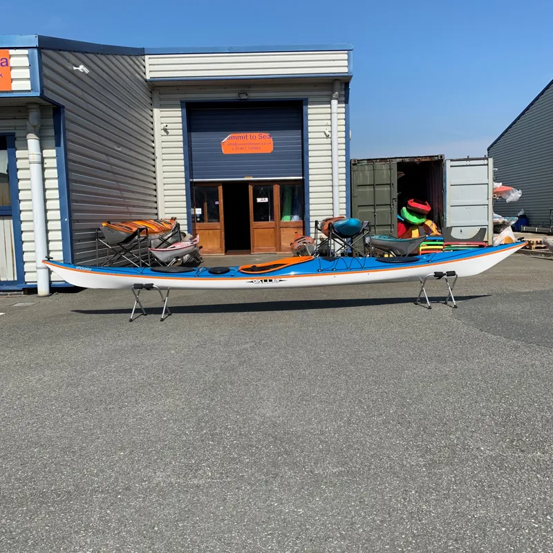 Valley Etain 17.5 Sea Kayak - Composite -  Anchusa Blue / Tangerine-3
