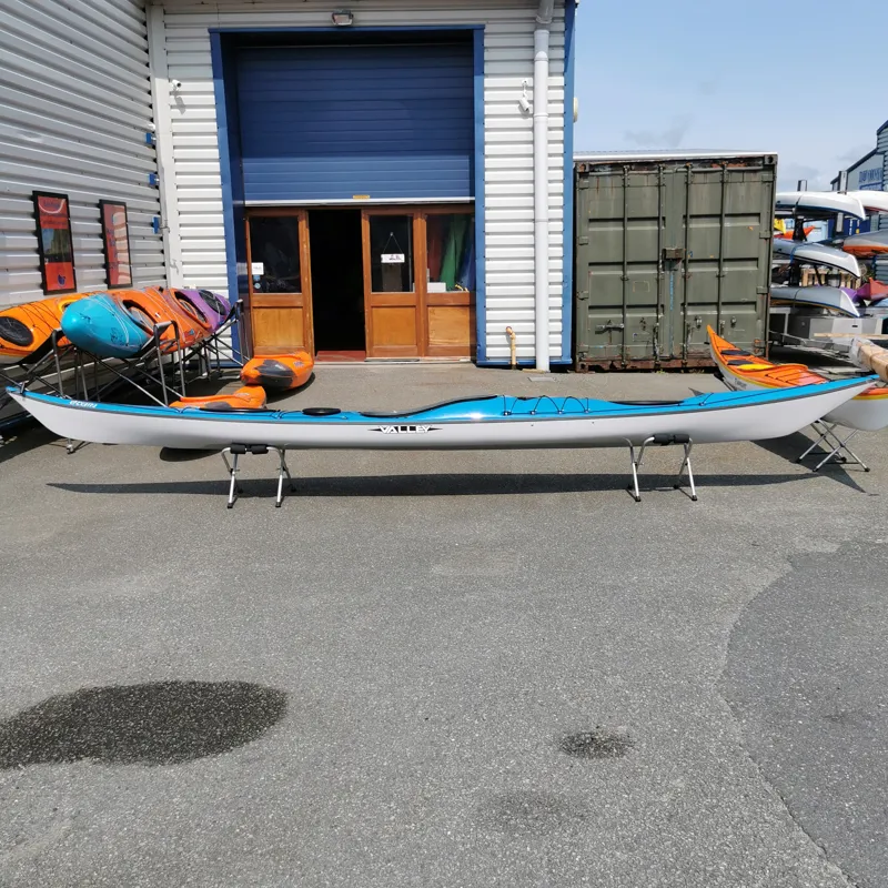 Valley Etain 17-7 Sea Kayak Carbon Kevlar Construction Anchusa Blue/Dark Grey/Grey