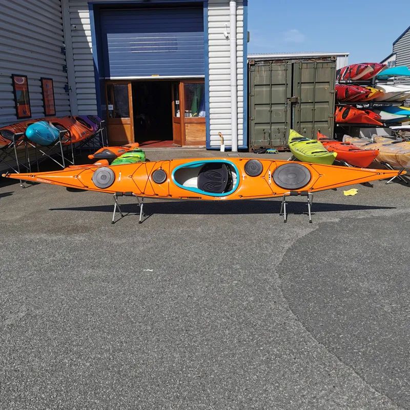 Valley Sirona 16.1 Sea Kayak Composite Orange with Keel Strip