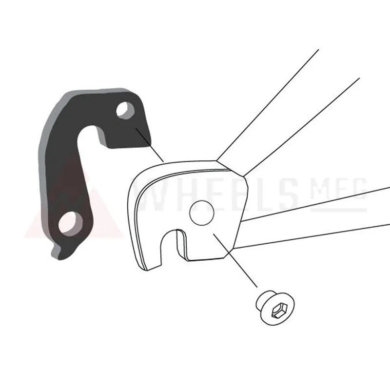 Wheels Manufacturing Dropout 65 Derailleur Hanger Black-1