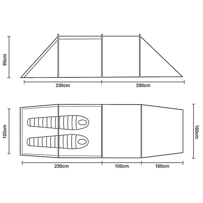 Wild Country Hoolie 2 ETC Green 2 Person Tent-1