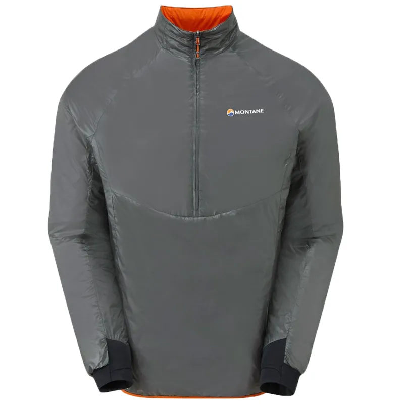 Montane Fireball Verso Pull-On - Red - Reversible Insulated Running Top-1