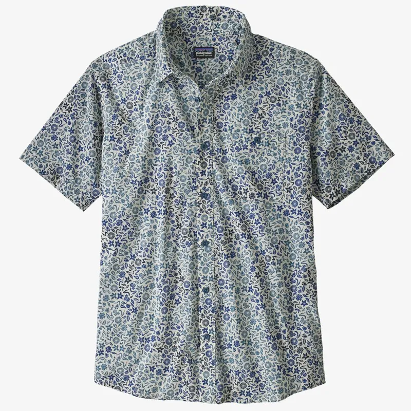 Patagonia Go To Mens Shirt Pigeon Blue - Large