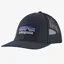 Patagonia P-6 Logo Trucker Hat - Navy Blue