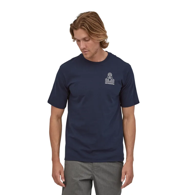 Patagonia Peak Protector Responsibili-Tee New Navy Blue Mens T-Shirt	-2