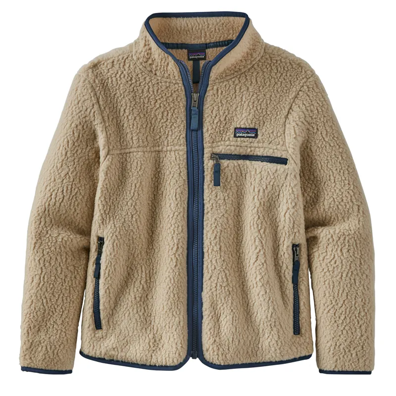 Patagonia Retro Pile Fleece Jacket Girls - El Cap Khaki