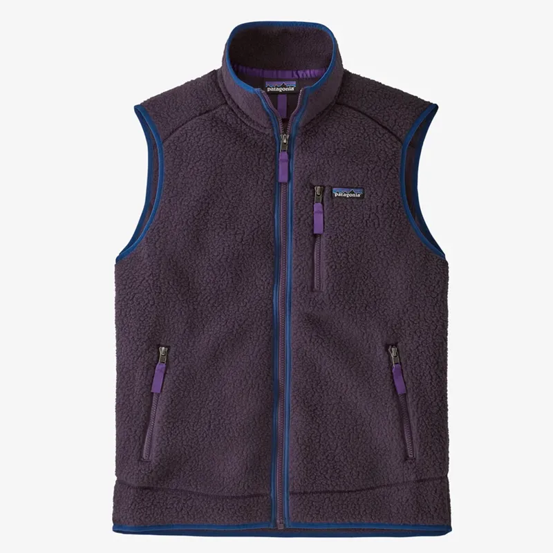 Patagonia Retro Pile Mens Fleece Vest - Piton Purple 