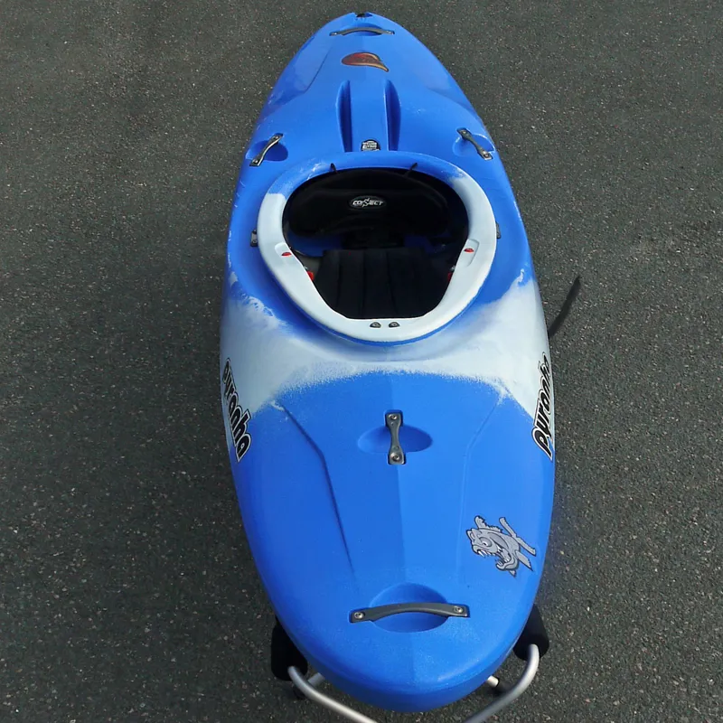 Pyranha Burn III Medium - Blue/White - Whitewater Kayak