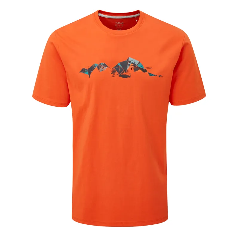 Rab Stance Tessalate Tee Mens - Firecracker Organic Cotton T-Shirt