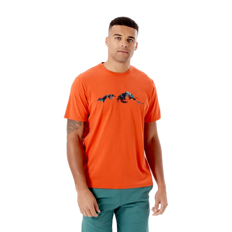 Rab Stance Tessalate Tee Mens - Firecracker Organic Cotton T-Shirt-1