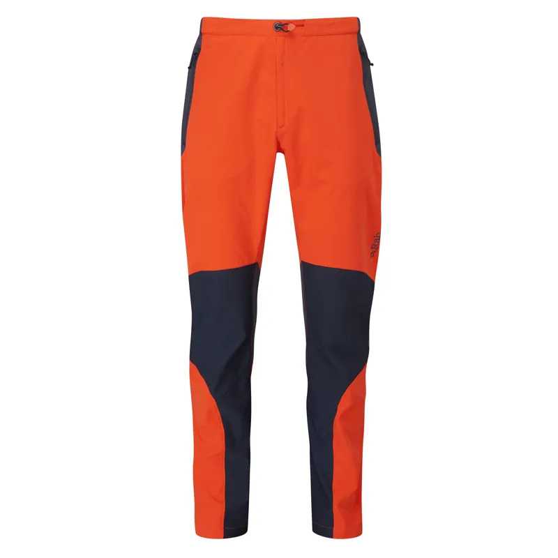 Rab Torque Pants Firecracker - Regular Leg Lightweight Mens Softshell Pants