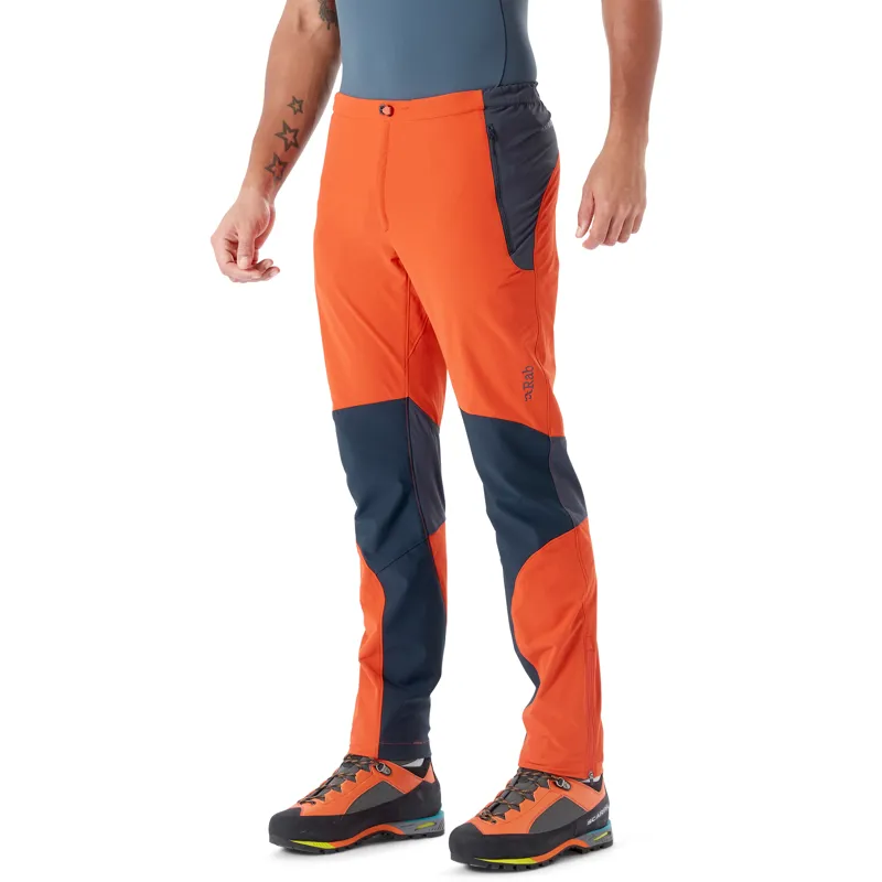 Rab Torque Pants Firecracker - Regular Leg Lightweight Mens Softshell Pants-1
