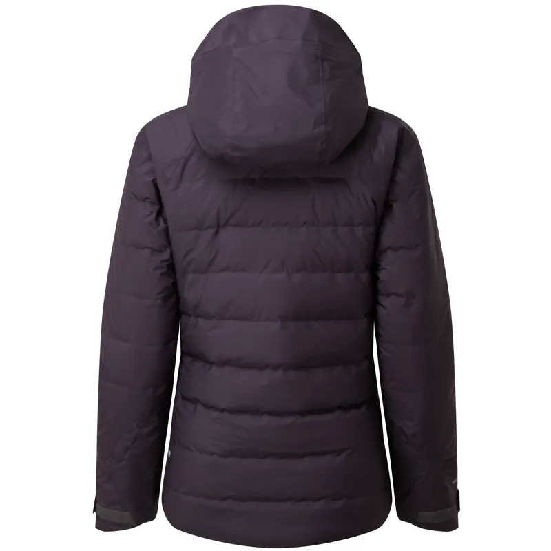 Rab Valiance Jacket Womens Fig Hardshell Down Insulated Jacket