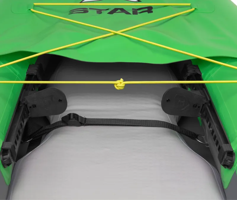 STAR Paragon Inflatable Kayak - Lime - Single Seater-3