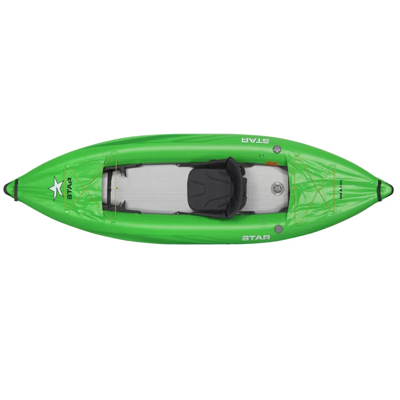 STAR Paragon Inflatable Kayak - Lime - Single Seater-1