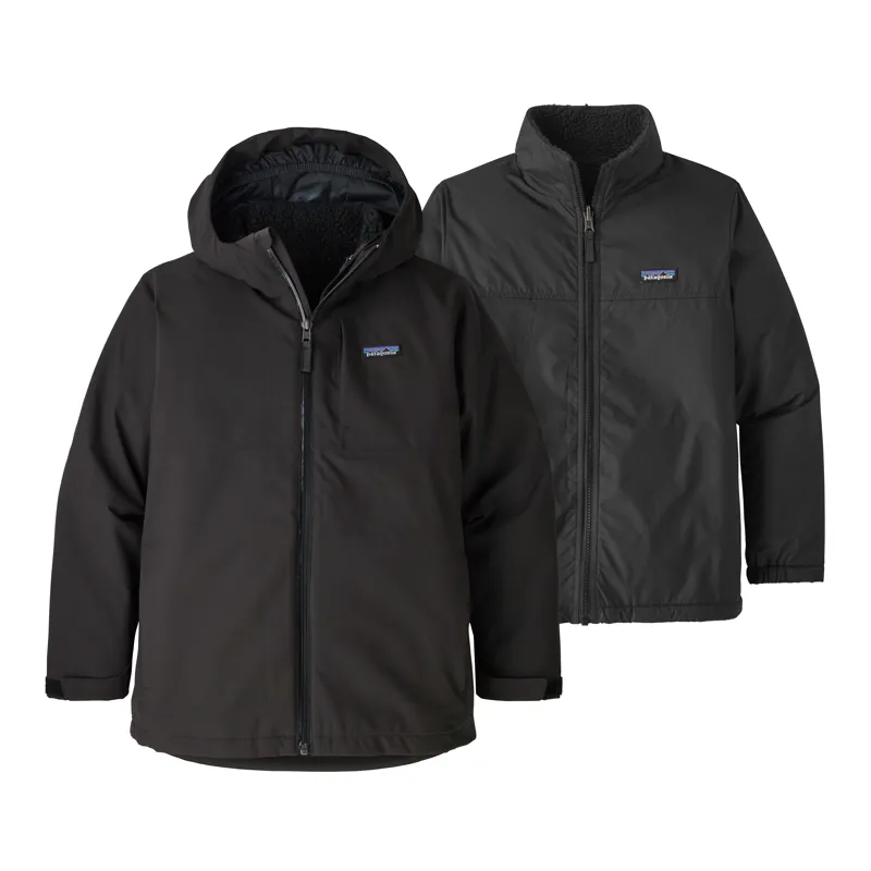 Patagonia Boys 4-In-1 Everyday Jacket in Black-2