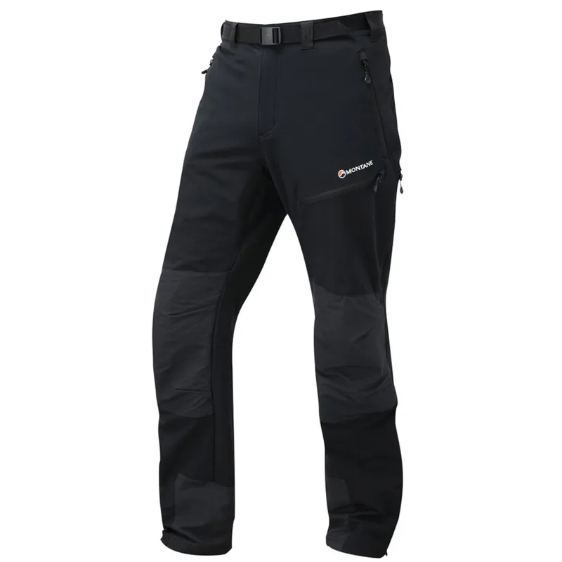 Montane Terra Mission Pants - Short Leg Mens Softshell - Black