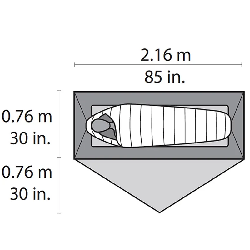 MSR Hubba NX Solo Tent - Grey 1 Person Lightweight Tent-4