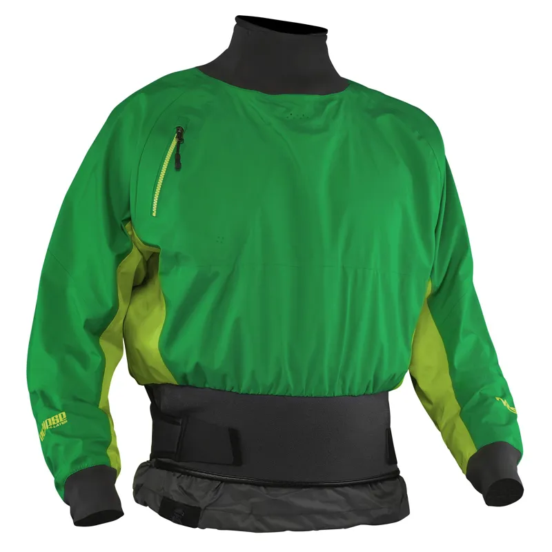 NRS Flux Dry Top Mens Whitewater Kayak Cag - Fern