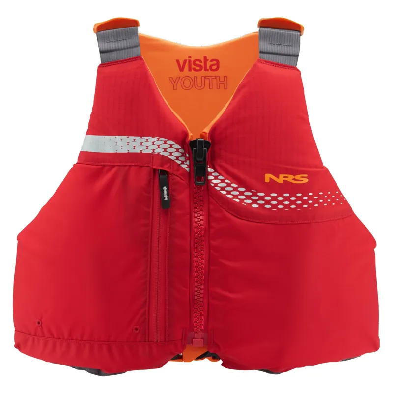 NRS Vista Youth PFD Bouyancy Aid for Kayak / Canoe - Red