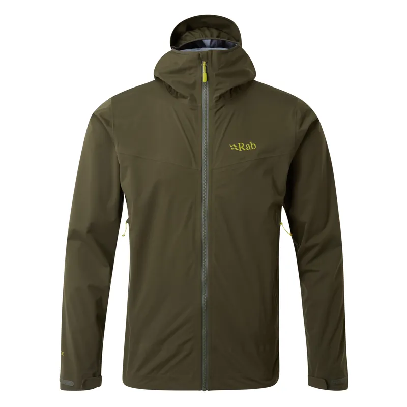 Rab Kinetic Plus Jacket - Army Green Mens Softshell Jacket