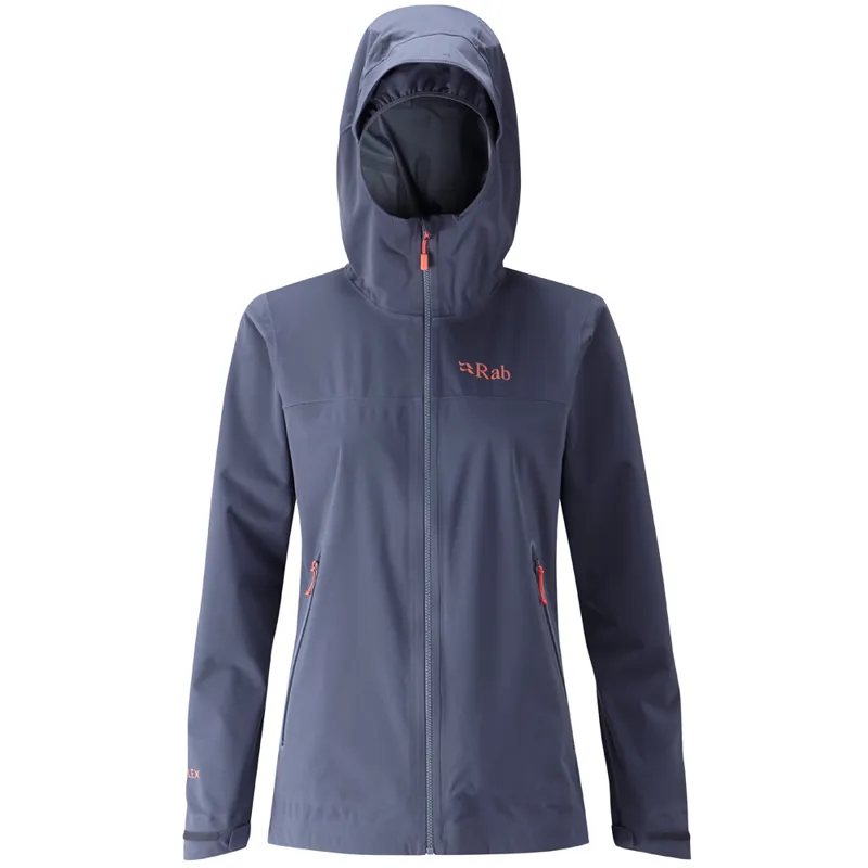 Rab Kinetic Plus Jacket - Steel - Womens Softshell Jacket