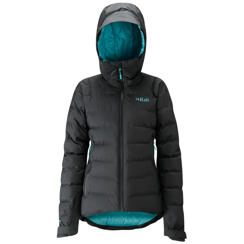 Rab Valiance Jacket Womens Black Down Insulated Waterproof Jacket