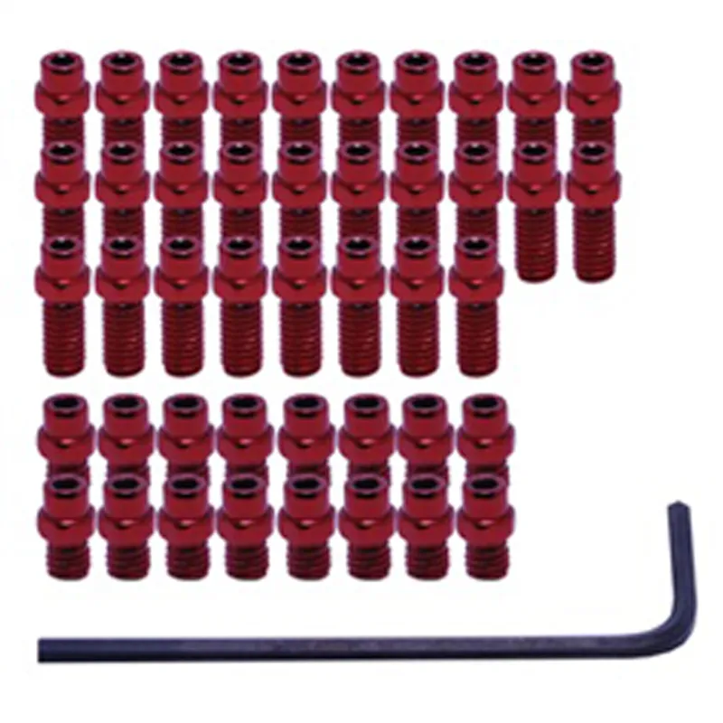 DMR - Flip Pin Set For DMR Vault Pedal - 44pcs - Red