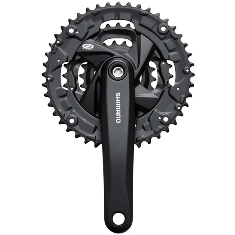 Shimano Altus FC-M371 Triple Crankset - Square Taper Bottom Bracket