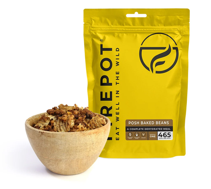 Firepot Posh Baked Beans 135g Pack - 465kcal Dehydrated Meal