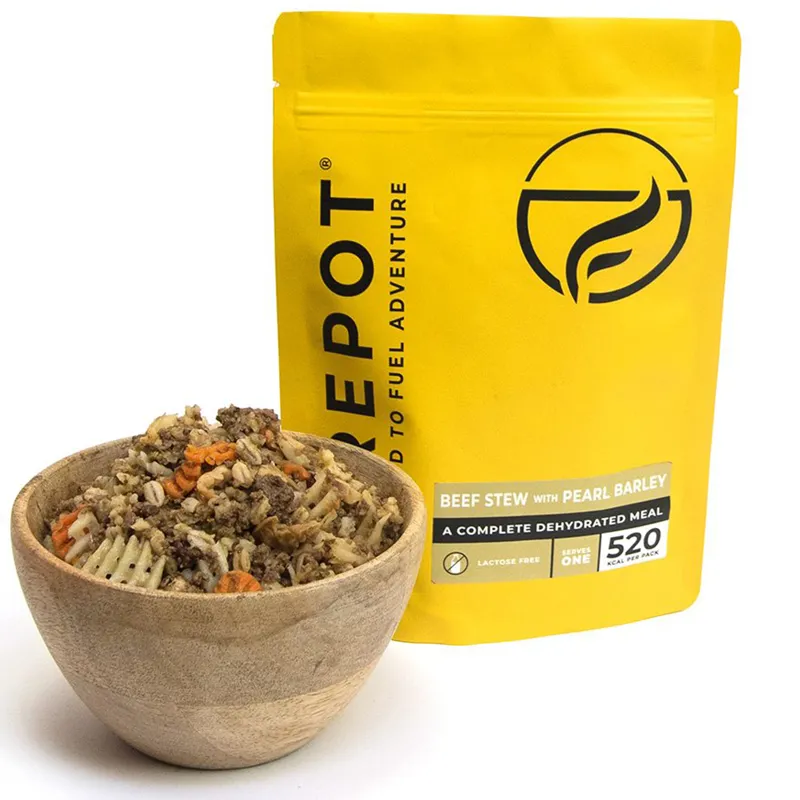 Firepot Beef Stew with Pearl Barley 110g Pack - 520kCal