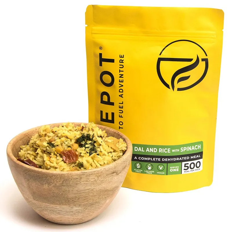 Firepot Dal and Rice with Spinach 135g Pack - 500 kCal
