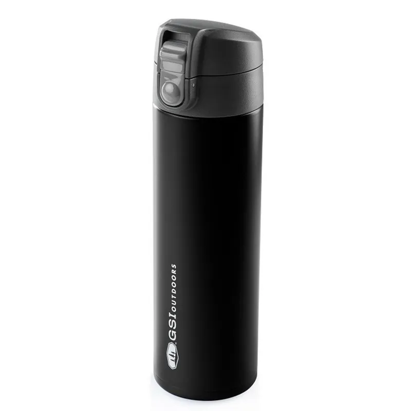 GSI Glacier Microlite 500ml Stainless Steel Flask - Black