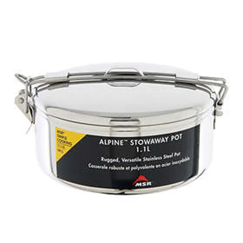 MSR Alpine StowAway Pot 1.1L Stainless Steel