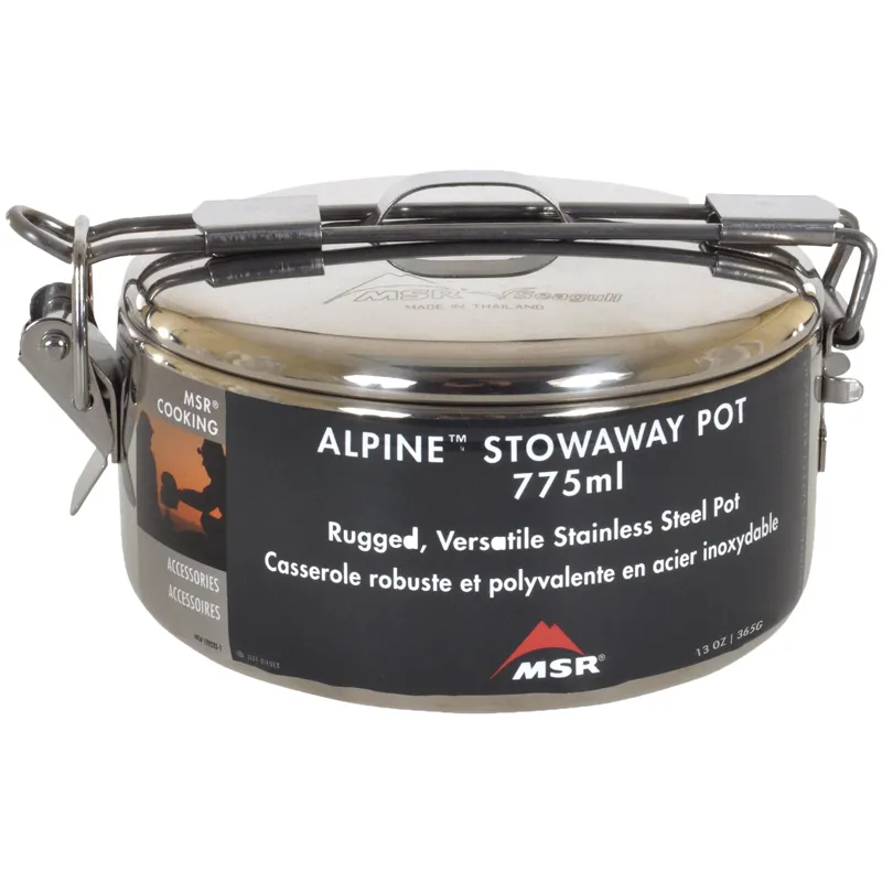 MSR Alpine StowAway Pot 775ml Stainless Steel