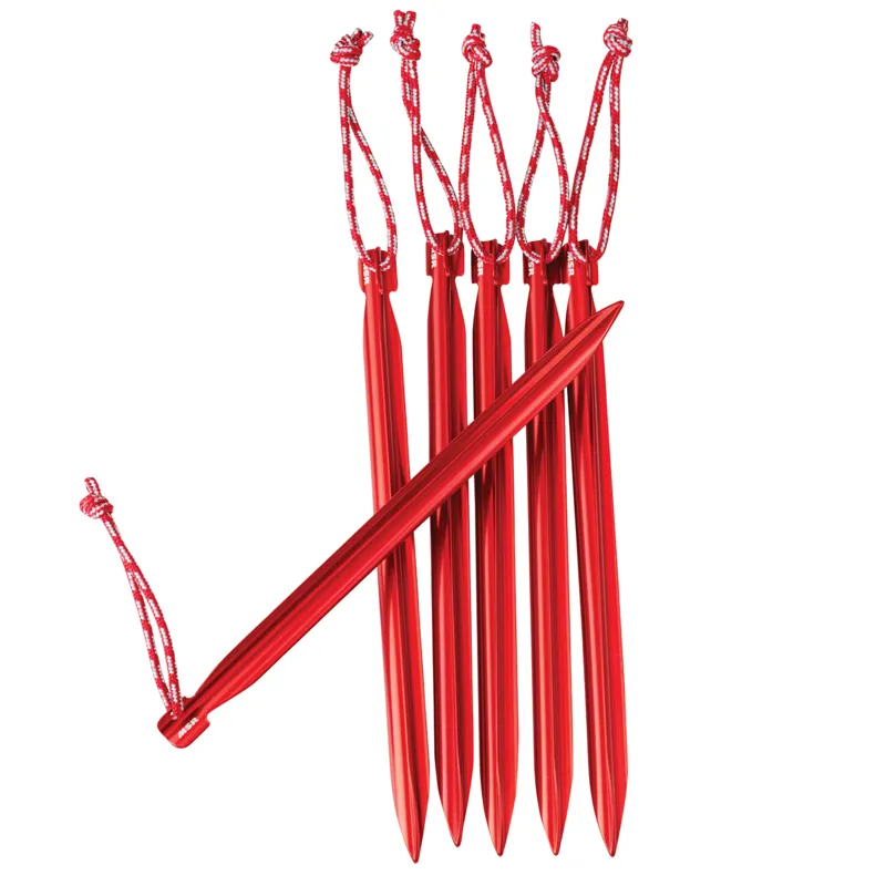 MSR Groundhog Stake Kit 6 stakes - Lightweight Aluminium Tent Pegs-1