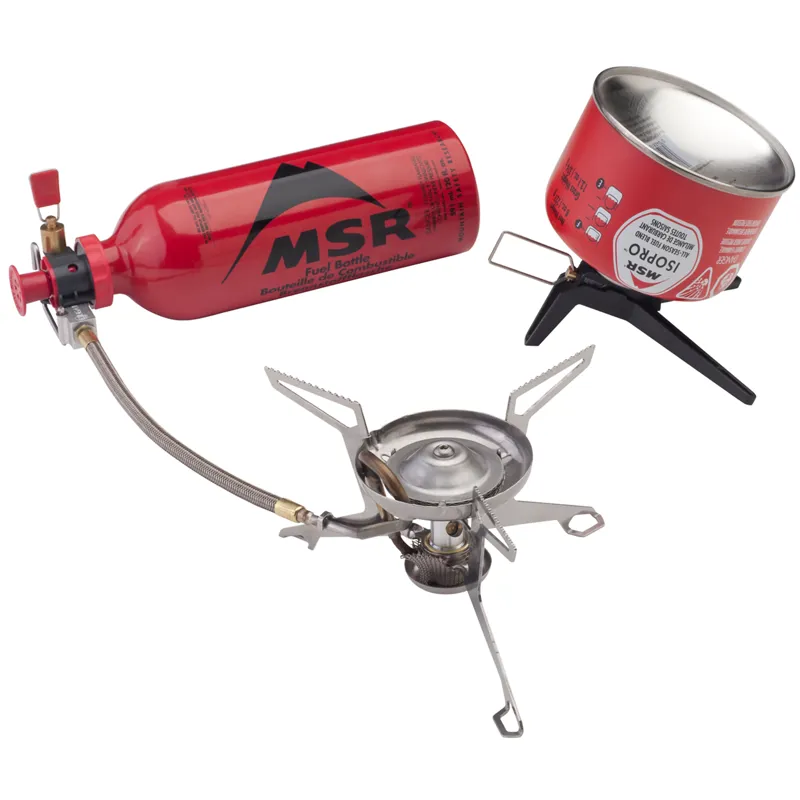MSR WhisperLite Universal Combo Stove - Multi-Fuel and Cannister