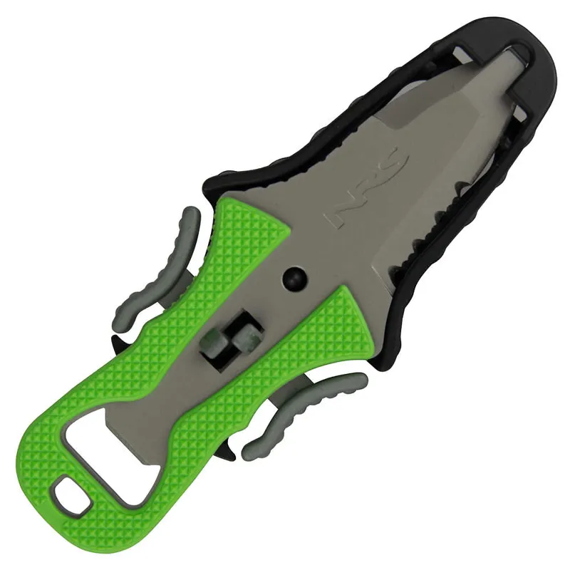 NRS Co-Pilot Knife - Rescue Knife: Green-1