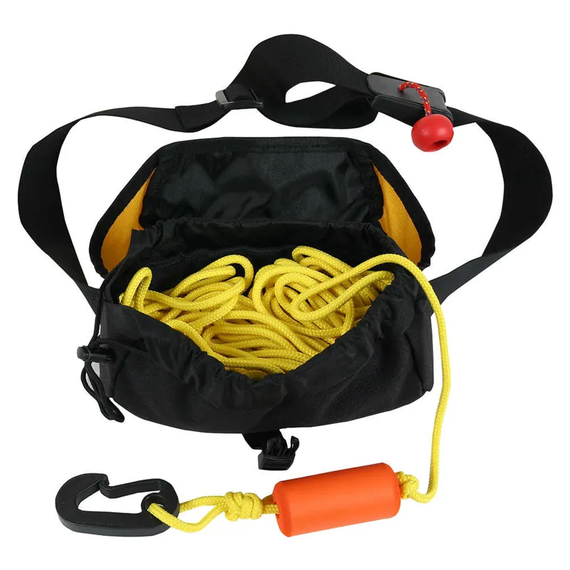 NRS Sea Kayak Tow Line 15 metres Yellow-1
