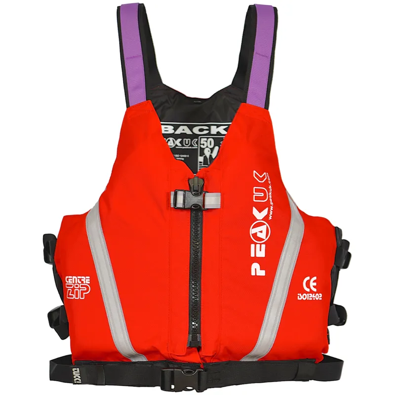 Peak UK Centre Zip PFD - Bouyancy Aid for Kayak, Canoe, SUP