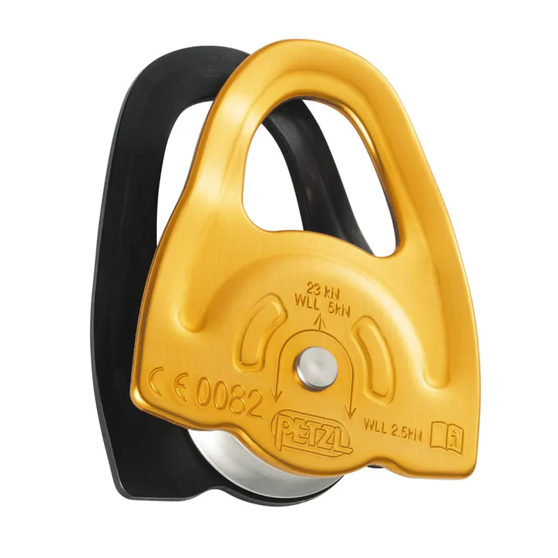 Petzl Mini Pulley - Lightweight Prusik Pulley with Swing Cheeks