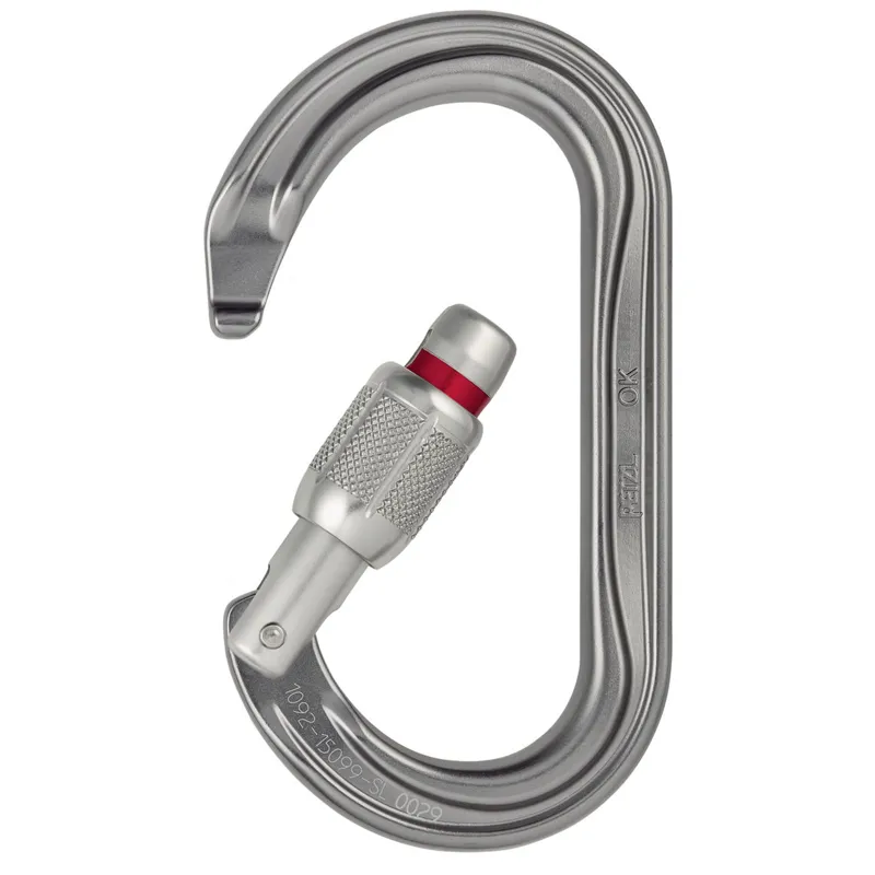 Petzl OK Screw-Lock Karabiner Oval Carabiner-1