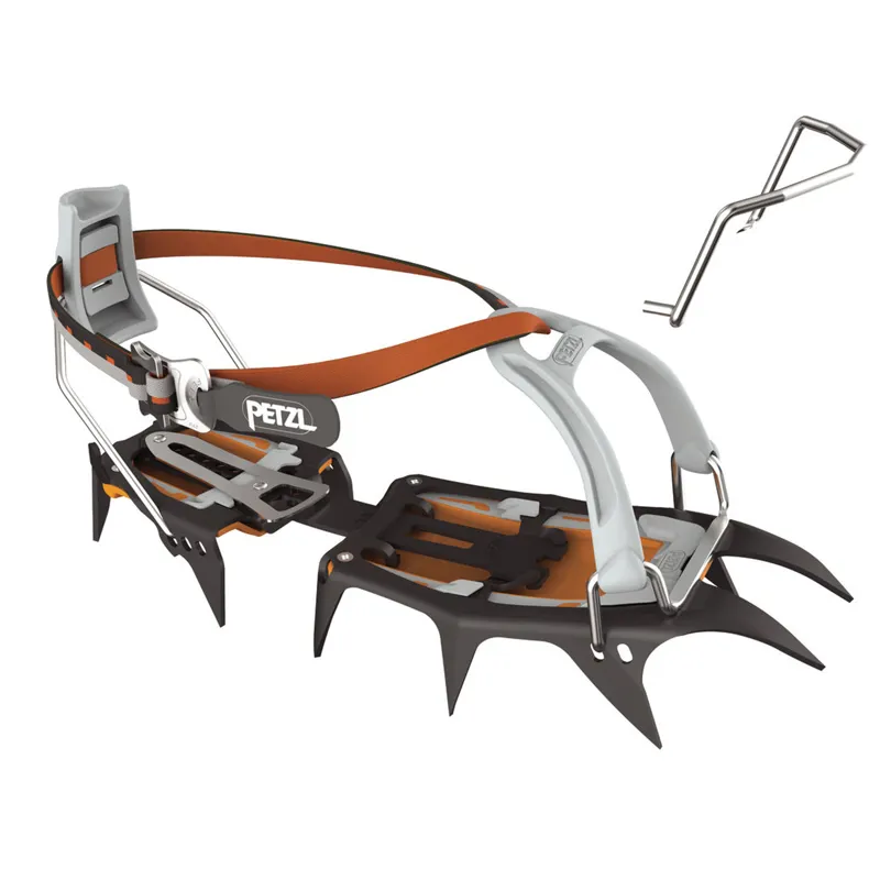 Petzl Vasak Crampon - Universal Lever Lock Classic Mountaineering
