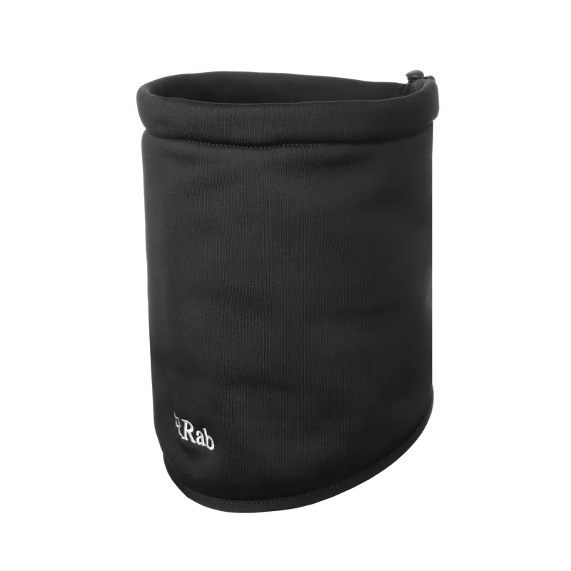 Rab PS Neck Shield - Black Power Stretch Fleece Neck Gaiter